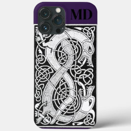Vintag Dragon Monogram Celtic Knot Case-Mate iPhone Hülle
