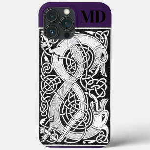 Vintag Dragon Monogram Celtic Knot Case-Mate iPhone Hülle