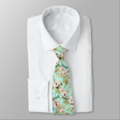 Vintag Dragonfly Floral Neck Tie Krawatte (Gebunden)