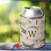 Vintag-Dragonfly-Monogramm Dosenkühler