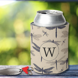 Vintag-Dragonfly-Monogramm Dosenkühler