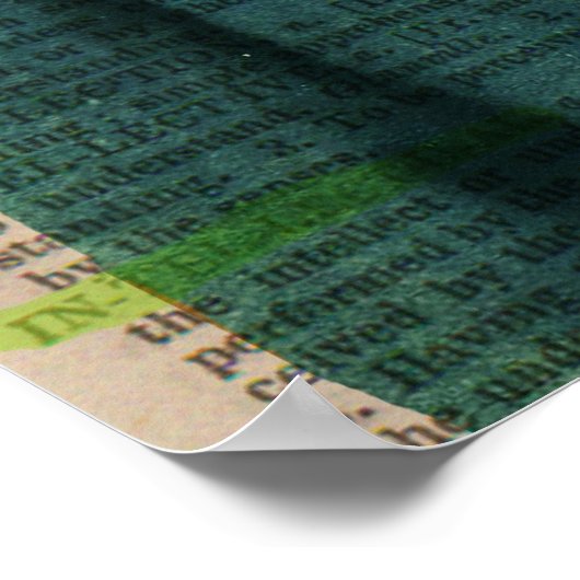 Vintag Drahthaar Pointing Griffon Poster (Ecke)