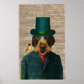 Vintag Drahthaar Pointing Griffon Poster (Vorne)