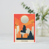 Vintag Dresden Deutschland Reiseroute Postkarte (Stehend Vorderseite)