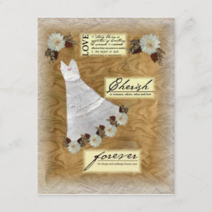 Vintag Dress Bridal Dusche Einladung