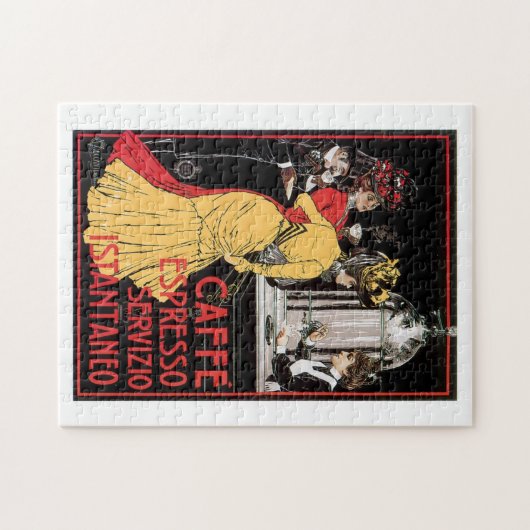 Vintag Drink Coffee Espresso Puzzle (Horizontal)