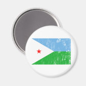 Vintag Dschibuti Magnet (Vorderseite/Rückseite)