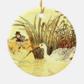 Vintag Duck Nr. 7 Keramik Ornament (Hinten)