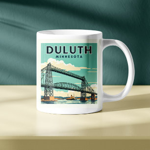 Vintag Duluth Minnesota Kaffeetasse