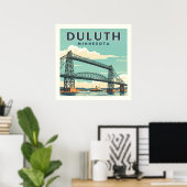 Vintag Duluth Minnesota Poster (Heimbüro)