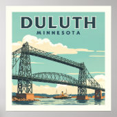 Vintag Duluth Minnesota Poster (Vorne)