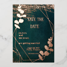 Vintag dunkelgrün mit Gold