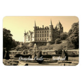 Vintag Dunrobin Castle Schottland Magnet (Horizontal)