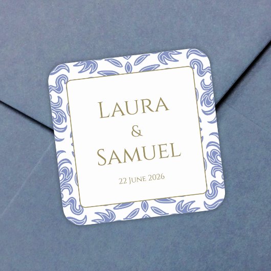 Vintag Dusty Blue Stickers