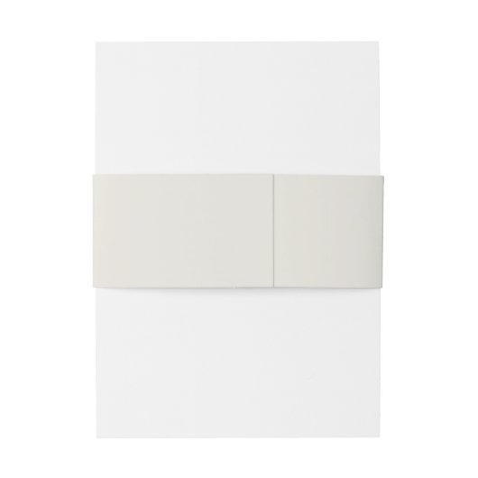 Vintag Dusty Blue Wedding Einladungsbanderole (Rückseitenbeispiel)