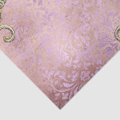 Vintag Dusty Pink Verziert Decoupage Seidenpapier (Ausschnitt)