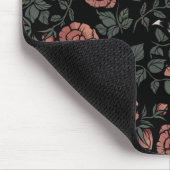 Vintag Dusty Rose Raccoons Mousepad (Ecke)