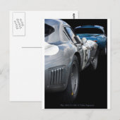 Vintag E Typ Jaguars Postkarte (Vorne/Hinten)