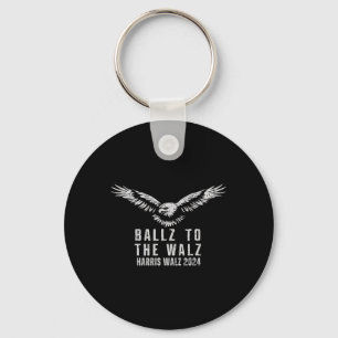 Vintag Eagle Usa Flag Harris Waltz 2024 Ballz bis Schlüsselanhänger