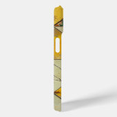 Vintag Earth Tone Geometric Phone Case (Rückseite / Rechts)