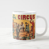 Vintag Eddy Brothers Circus Poster Jumbo-Tasse (Rechts)
