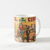Vintag Eddy Brothers Circus Poster Kaffeetasse (VorderseiteRechts)