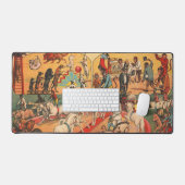 Vintag Eddy Brothers Circus Poster Schreibtischunterlage (Tastatur & Maus)