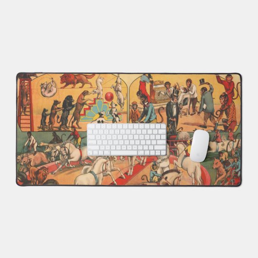 Vintag Eddy Brothers Circus Poster Schreibtischunterlage (Tastatur & Maus)