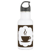 Vintag Edelstahlflasche (Vorderseite)