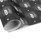 Vintag Edgar A Poe Portrait Gift Geschenkpapier (Rolleneckpunkt)