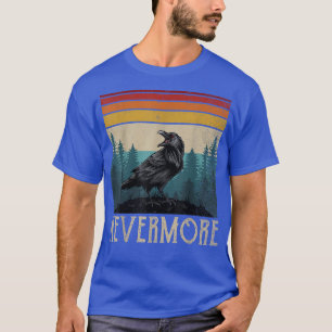 Vintag Edgar Allan Poe Quoth The Raven Nevermore T-Shirt