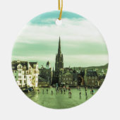 Vintag Edinburgh Keramikornament (Vorne)