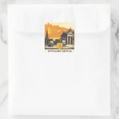 Vintag Edinburgh LNER Quadratischer Aufkleber (Tasche)