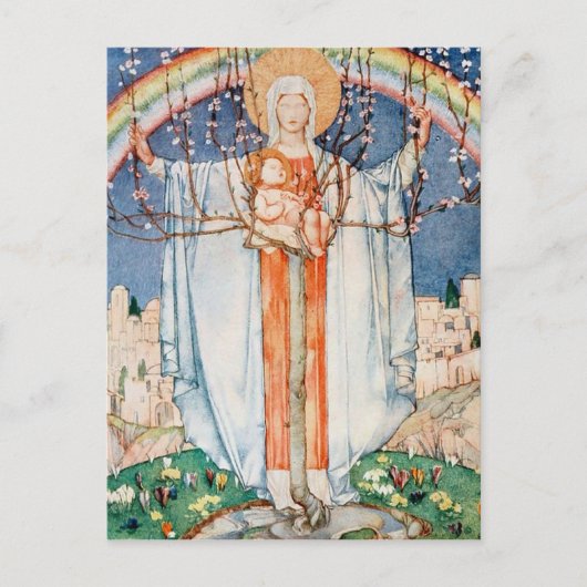 Vintag Edward Frampton Spring Postkarte (Vorderseite)