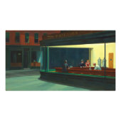 Vintag Edward Hopper Nighthawks Diner Poster (Vorne)