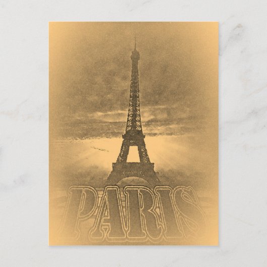 Vintag Eiffelturm Paris #1 - Postkarten (Vorderseite)