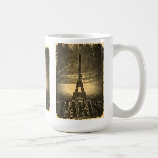 Vintag Eiffelturm Paris #2 - Tasse (Rechts)