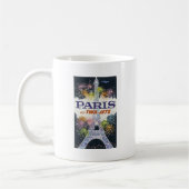 Vintag Eiffelturm Paris Air Travel Kaffeetasse (Links)