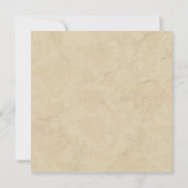 Vintag Eiffelturm Paris Postmark Wedding Einladung (Rückseite)