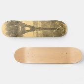 Vintag Eiffelturm Paris Skateboard (Horizontal)