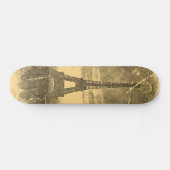 Vintag Eiffelturm Paris Skateboard (Horizontal)