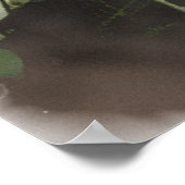 Vintag Eiffelturm Paris Travel Poster (Ecke)