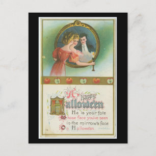 Vintag " Ein glückliches Halloween" Postkarte