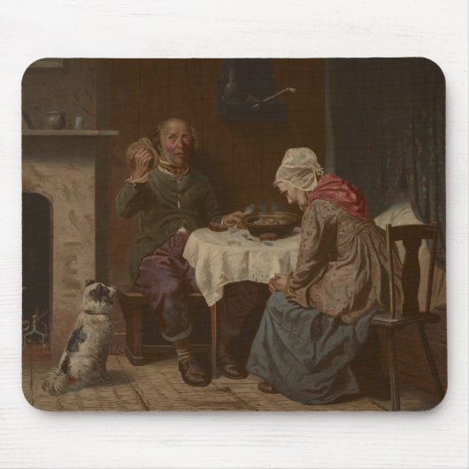 Vintag ein Segen-Lithograph Gefragt Mousepad (Vorne)