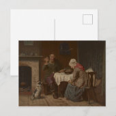 Vintag ein Segen-Lithograph Gefragt Postkarte (Vorne/Hinten)