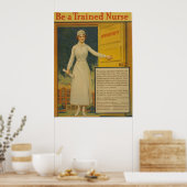 Vintag eine Krankenschwester Poster (Küche)