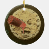 Vintag Eine Mondfahrt Stille Filme Keramik Ornament (Hinten)