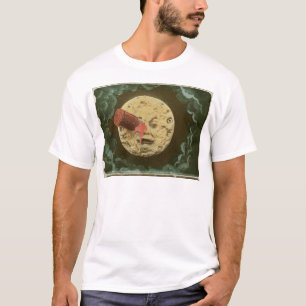 Vintag eine Reise zum Mond-stillen Film T-Shirt