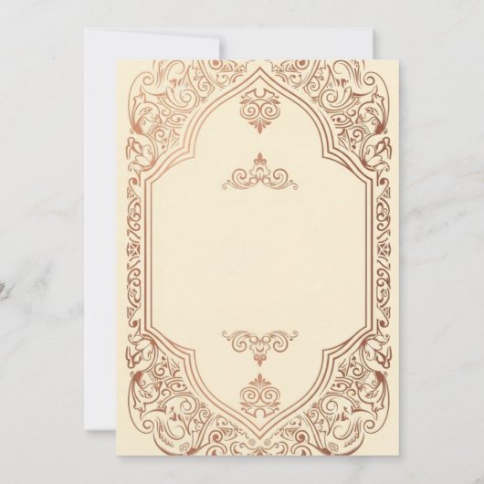 Vintag Einladung (Rückseite)