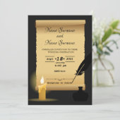 "Vintag" Einladung (Stehend Vorderseite)